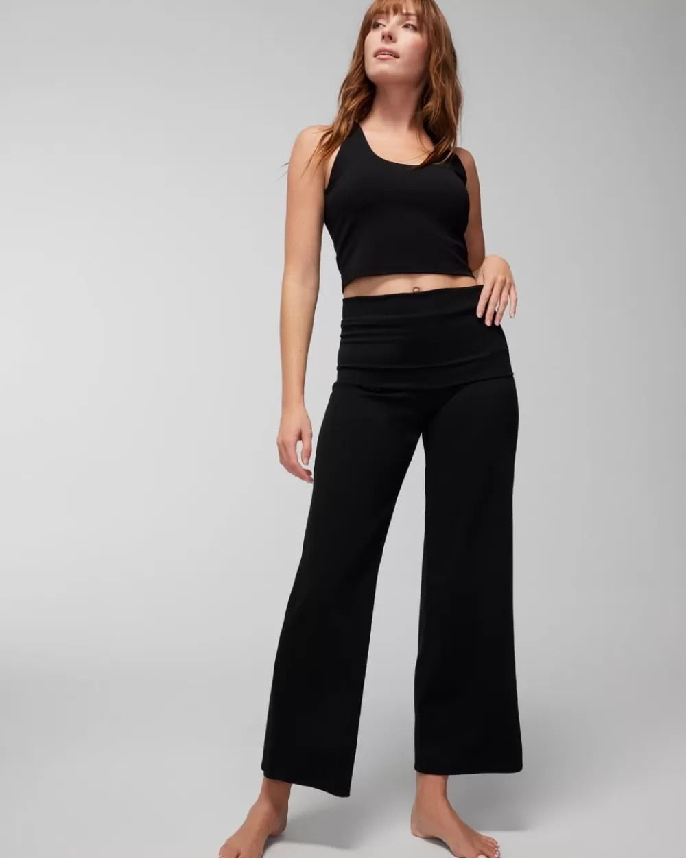 Soma 24/7 Fold-Over High-Waisted Bottoms< Sweaters & Jackets | Leggings