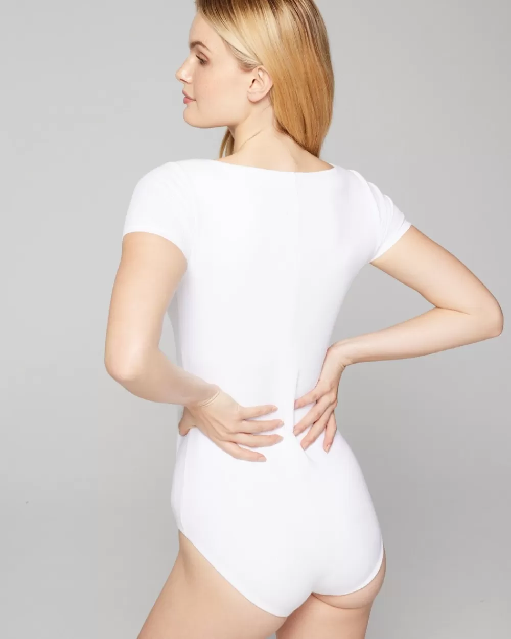 Soma Body Cap-Sleeve Bodysuit< Bottoms | Tops & Bodysuits