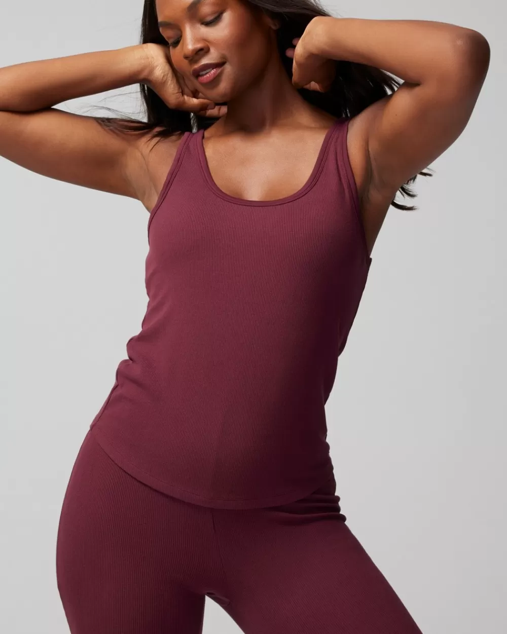 Soma Cool Nights + Days Ribbed Tank< LOUNGE & SPORT