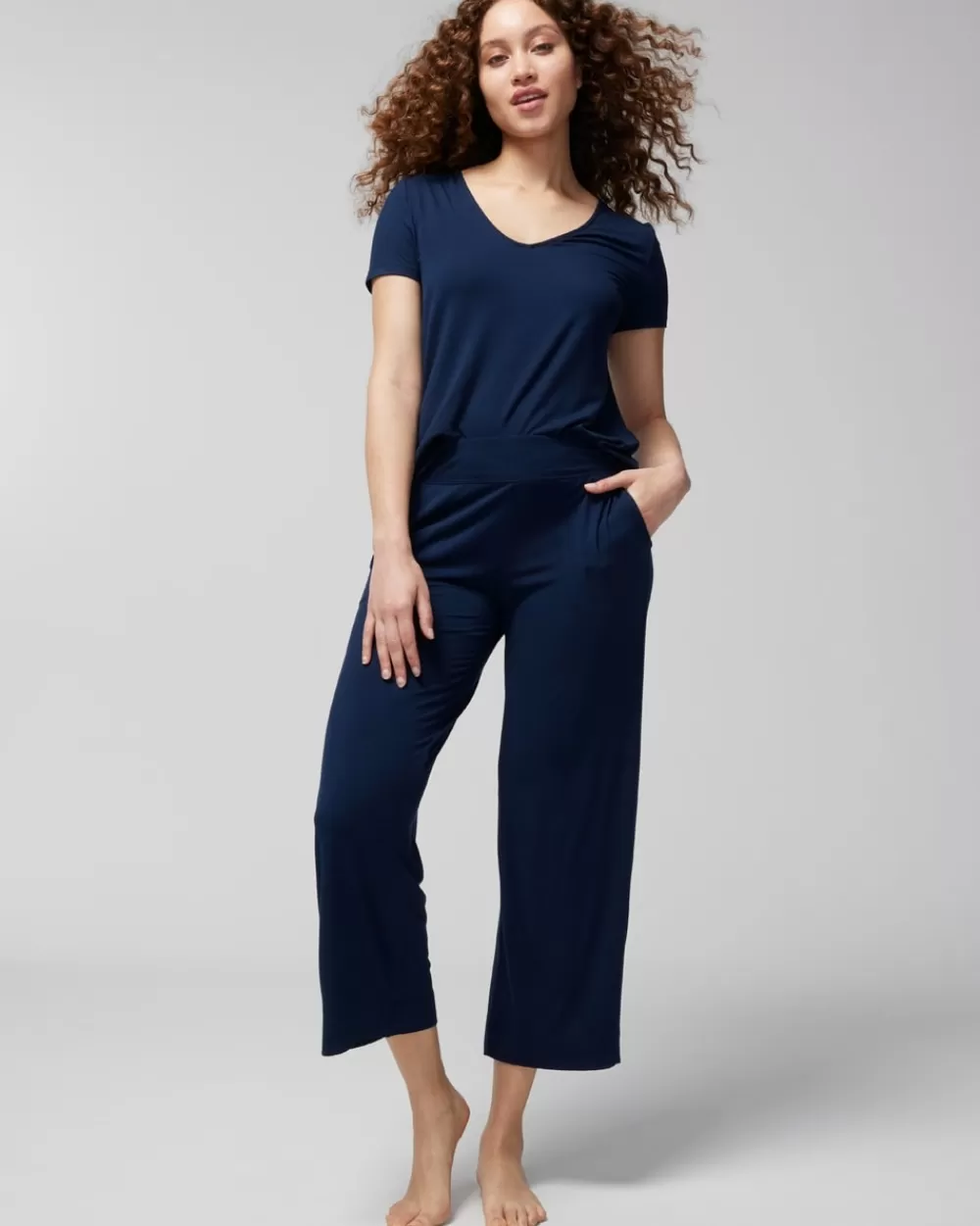 Soma Cool Nights Cropped Pajama Pants< Mix & Match Pajamas