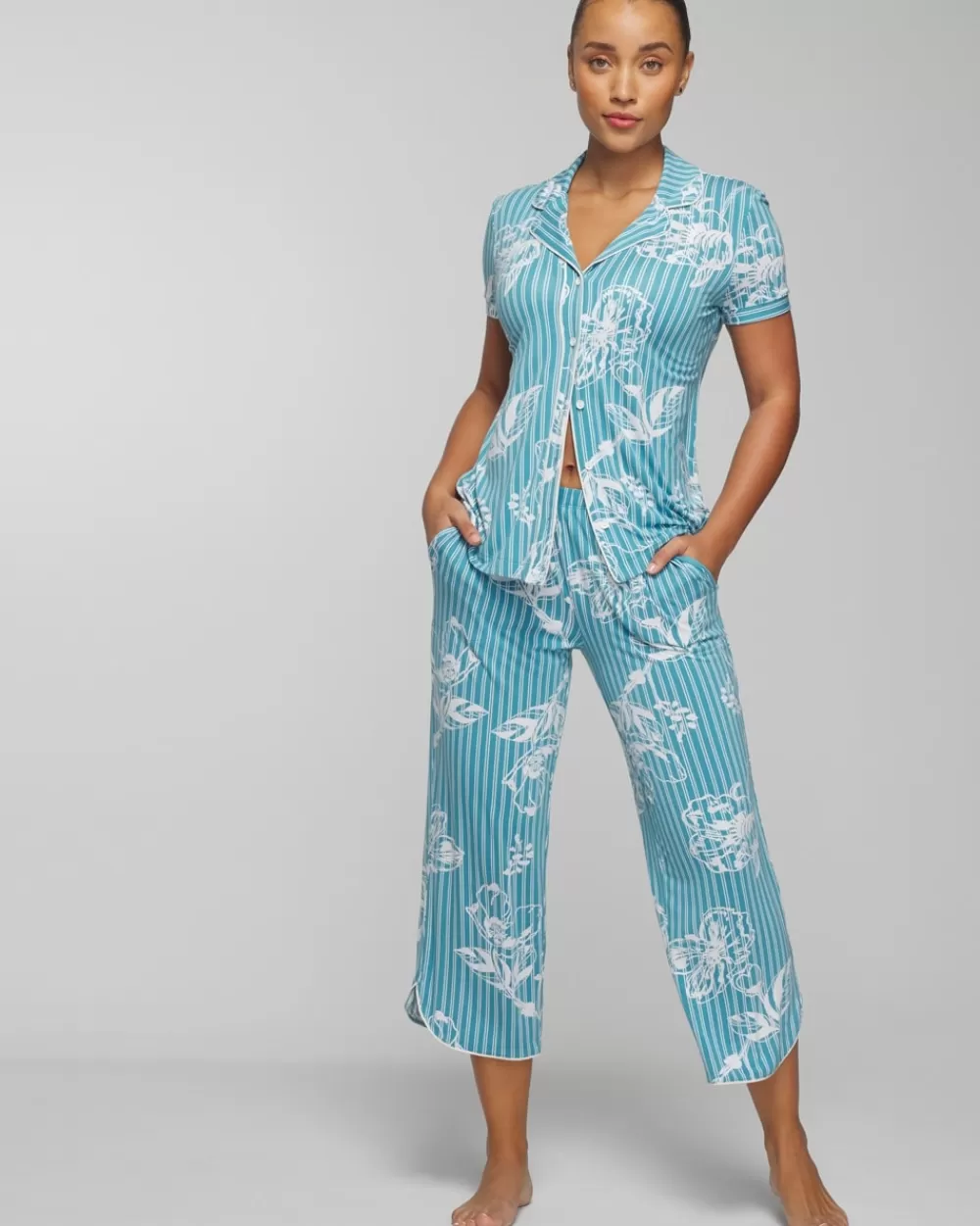 Soma Cool Nights Cropped Pajama Pants< Cool Nights