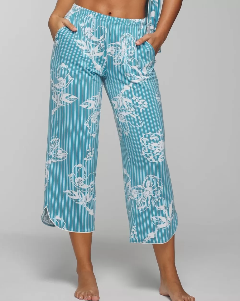 Soma Cool Nights Cropped Pajama Pants< Cool Nights