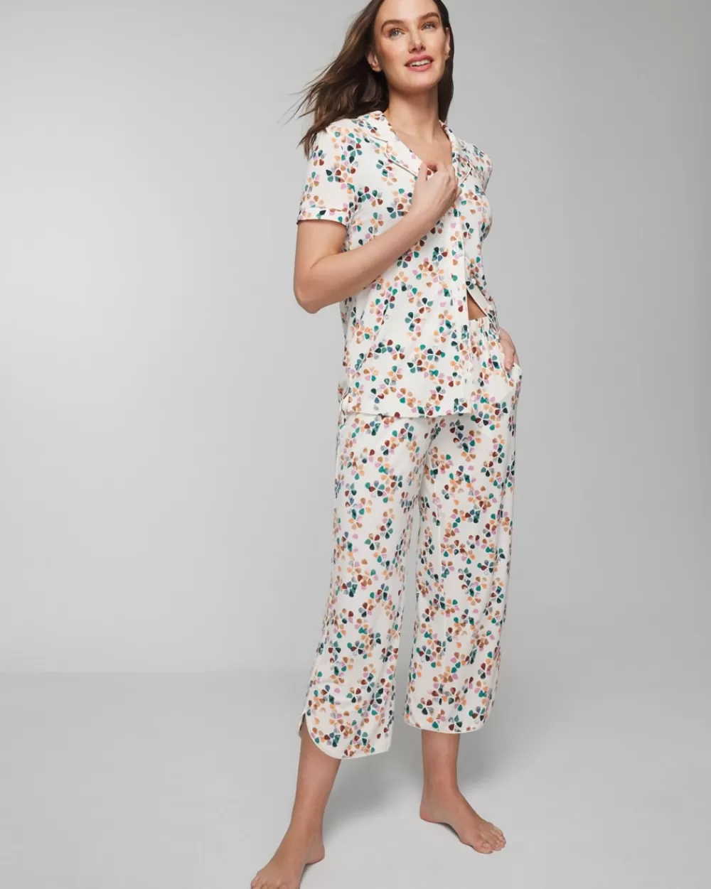 Soma Cool Nights Cropped Pajama Pants< Cool Nights