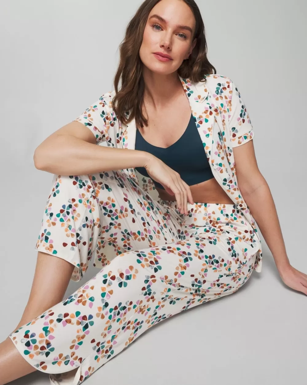 Soma Cool Nights Cropped Pajama Pants< Cool Nights