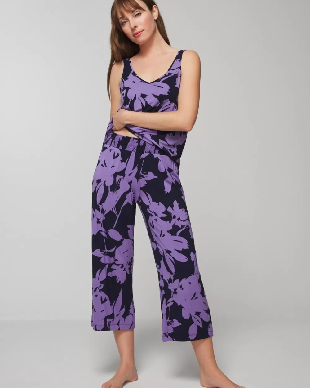 Soma Cool Nights Cropped Pants< Sleepshirts | Pajama Bottoms