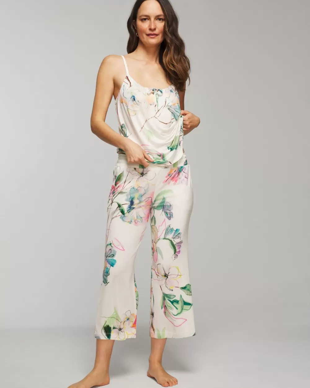 Soma Cool Nights Cropped Pants< Sleepshirts | Pajama Bottoms