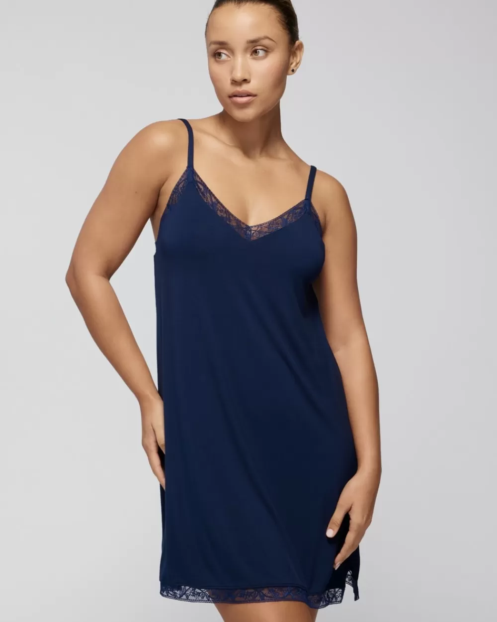 Soma Cool Nights Lace Trim Chemise< Robes | Nightgowns & Chemises