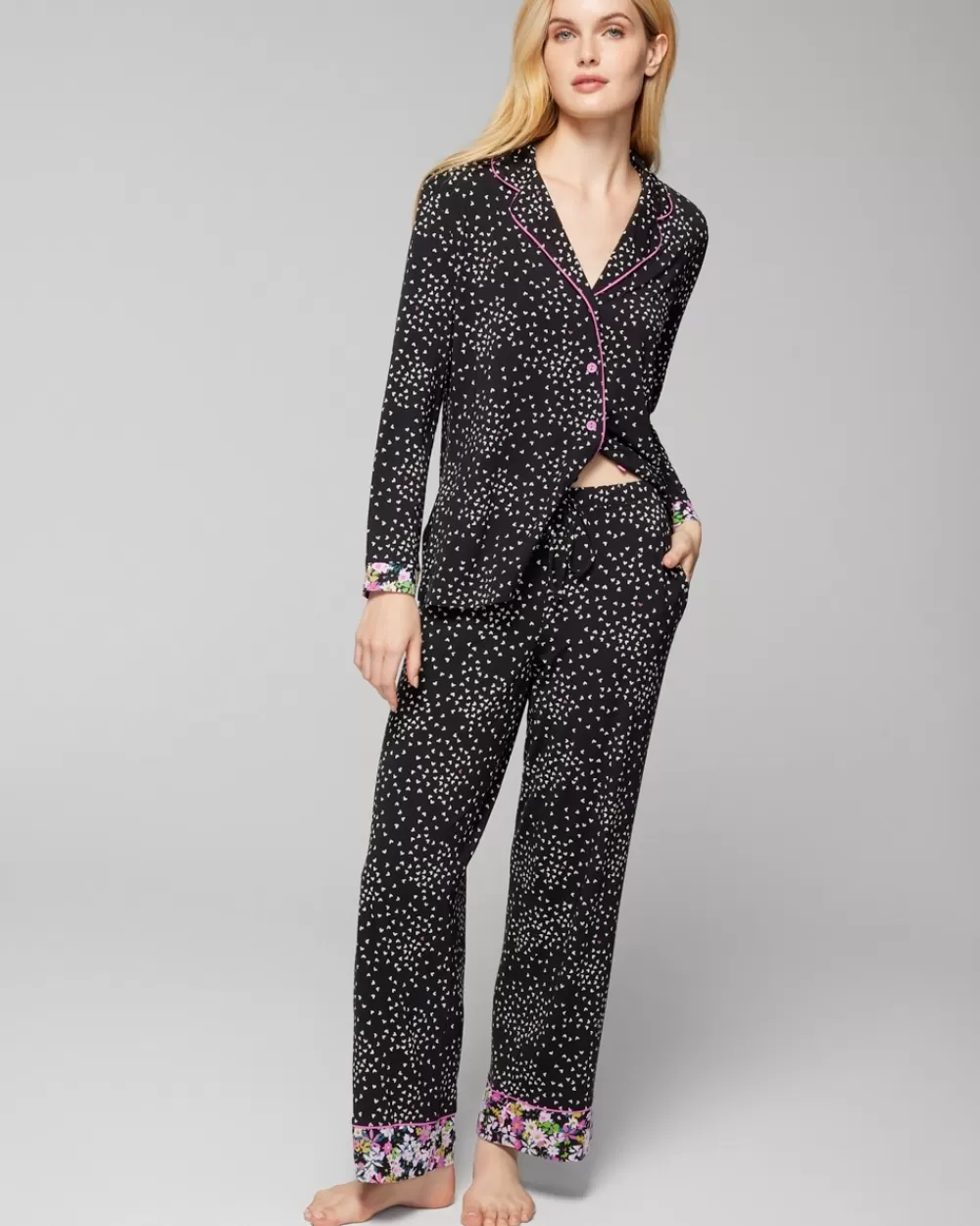 Soma Cool Nights Printed Pajama Pants< Mix & Match Pajamas