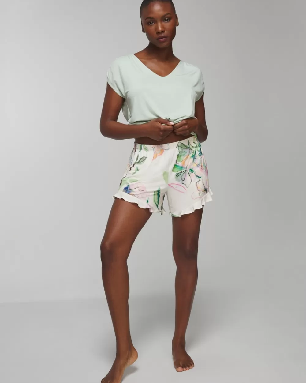 Soma Cool Nights Ruffle Shorts< Cool Nights