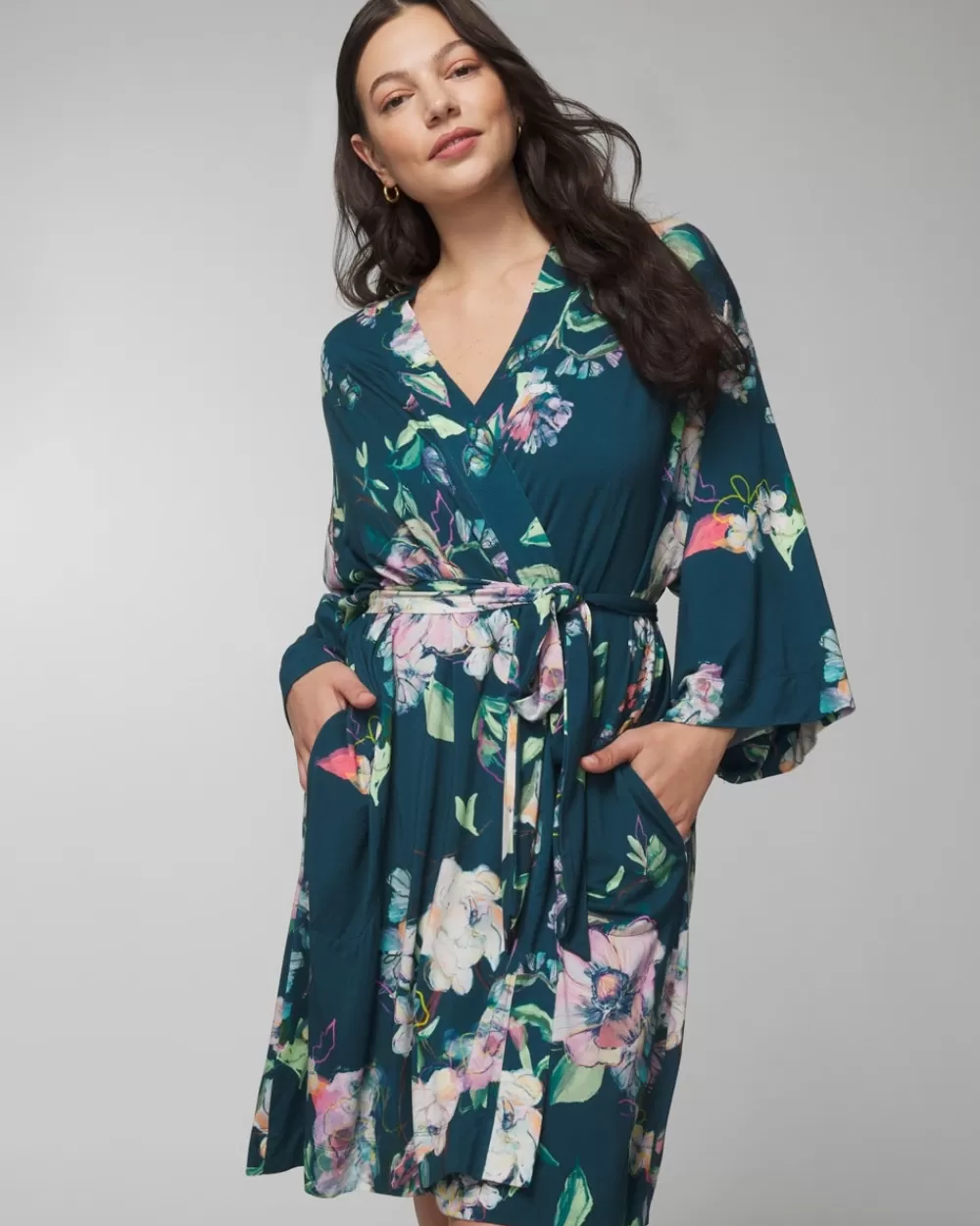 Soma Cool Nights Short Robe< Pajama Tops | Matching Sets & Separates