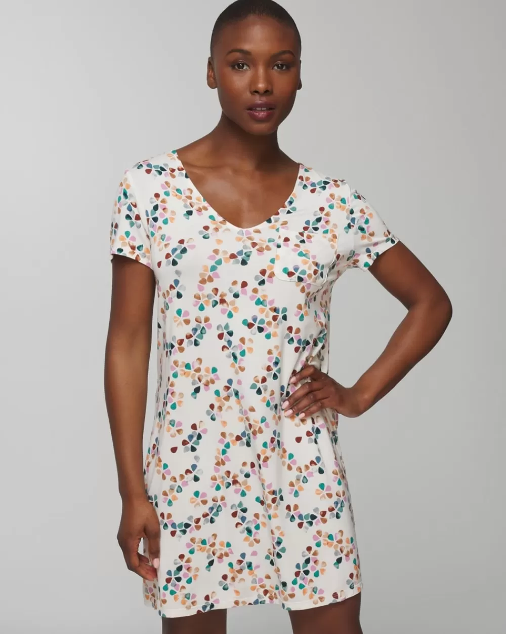 Soma Cool Nights Short Sleeve Sleepshirt< Nightgowns & Chemises | Sleepshirts