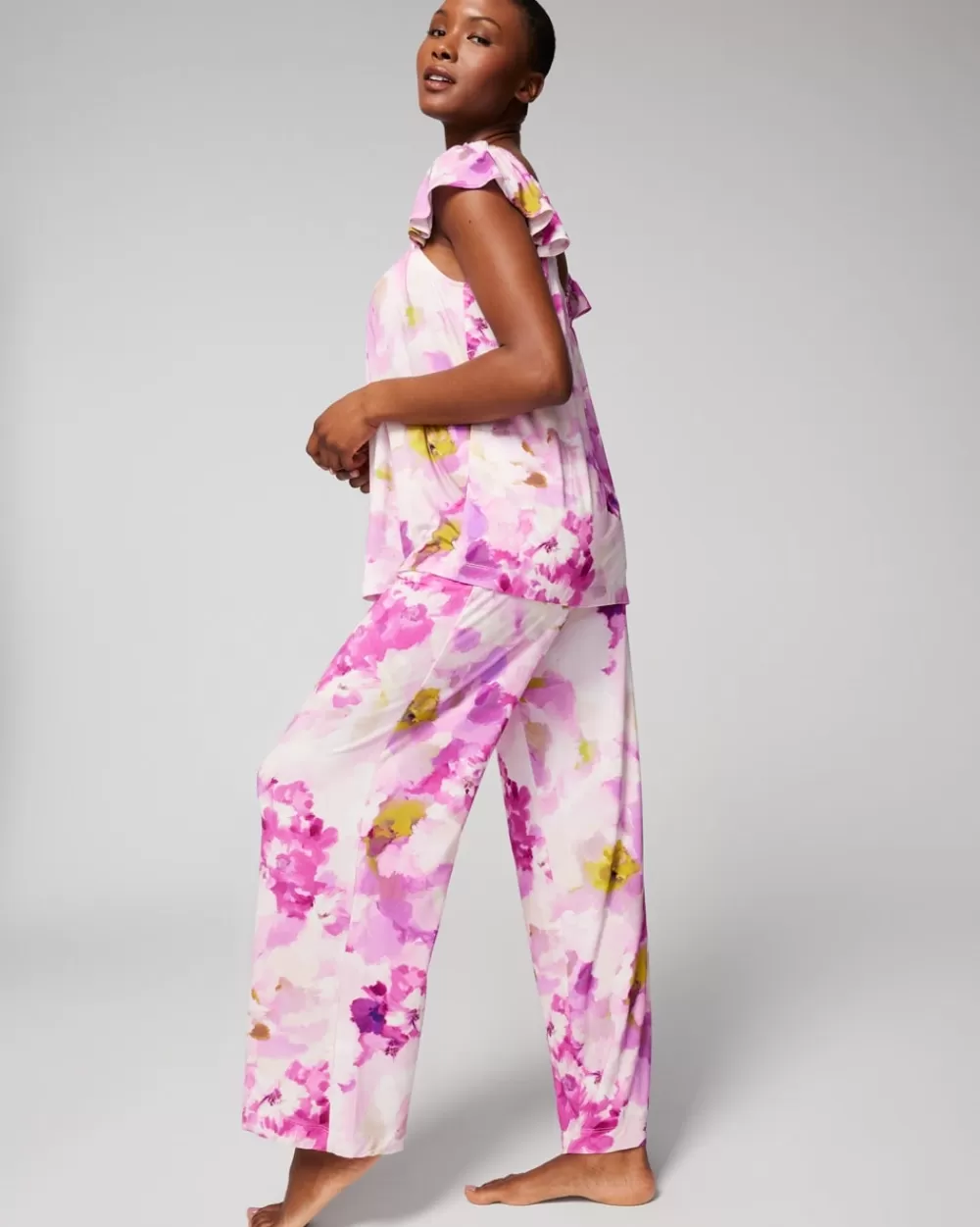 Soma Cool Nights Smocked Ruffle Cami< Mix & Match Pajamas