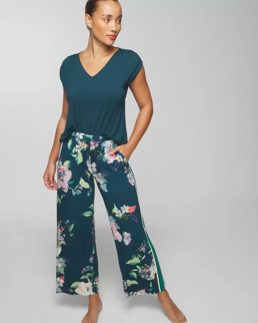 Soma Cool Nights Wide-Leg Ankle Pants< Cool Nights