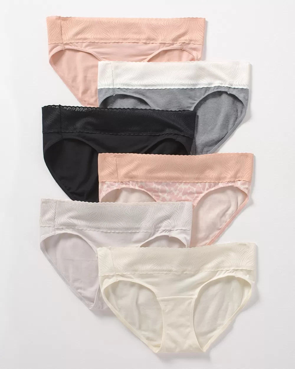 Soma Cotton Modal Lace Hipster 6 Pack< Enbliss | Cotton Panties