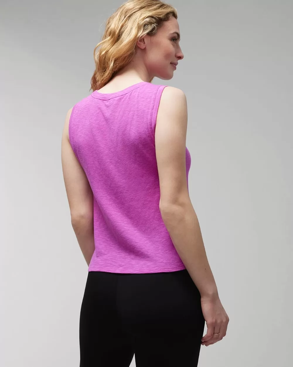 Soma Cotton Slub Twist Front Tank< LOUNGE & SPORT