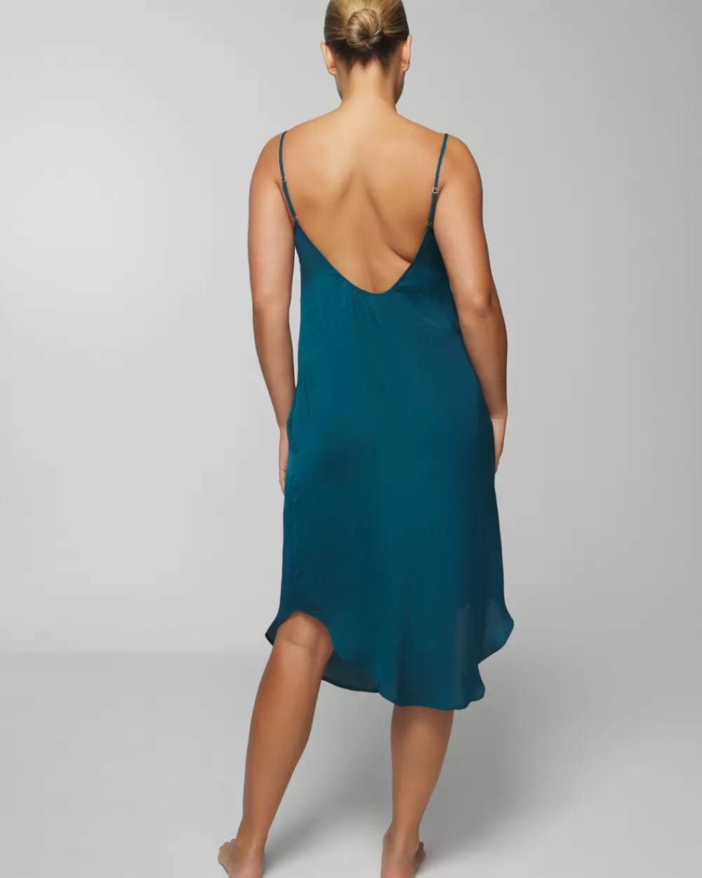 Soma Crinkle Satin Midi Gown< Robes | Nightgowns & Chemises