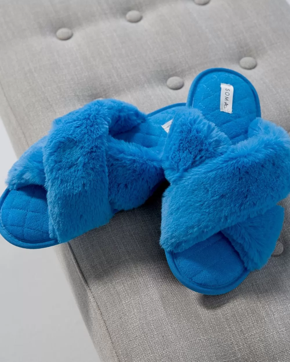 Soma Cross Slide Slippers< Cool Nights | Slippers & Accessories