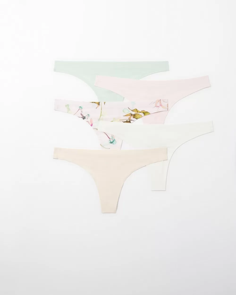 Soma Enbliss Soft Stretch Thong 5-Pack< Enbliss