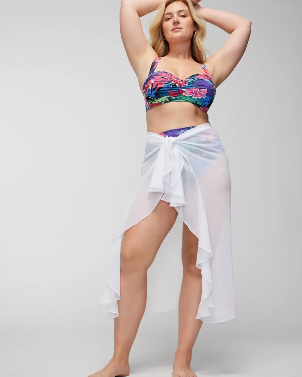 Soma Gypset Chiffon Ruffle Pareo< Coverups & Accessories | Swim Bottoms