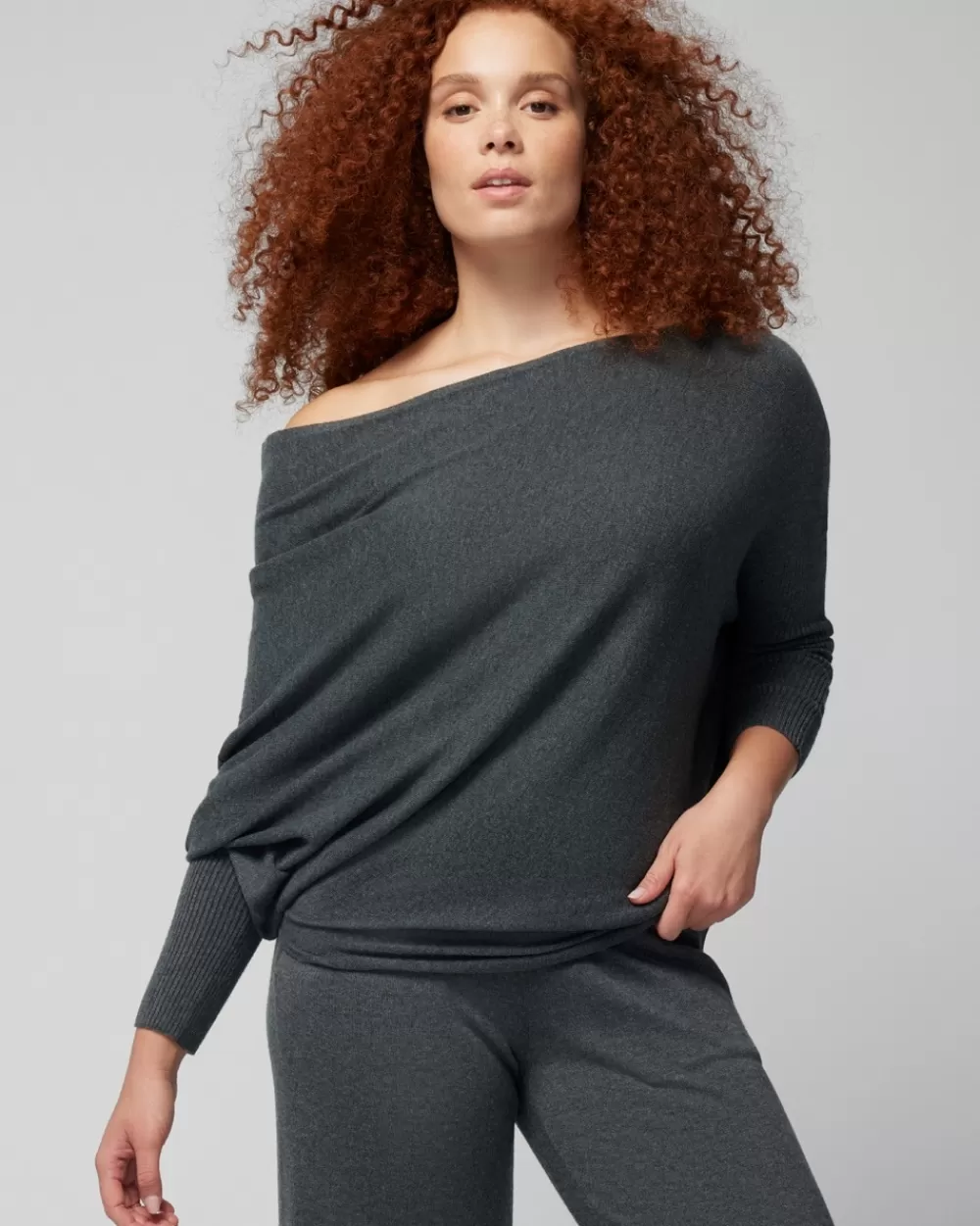 Soma Luxe Soft Off-The-Shoulder Sweater< Sweaters & Jackets