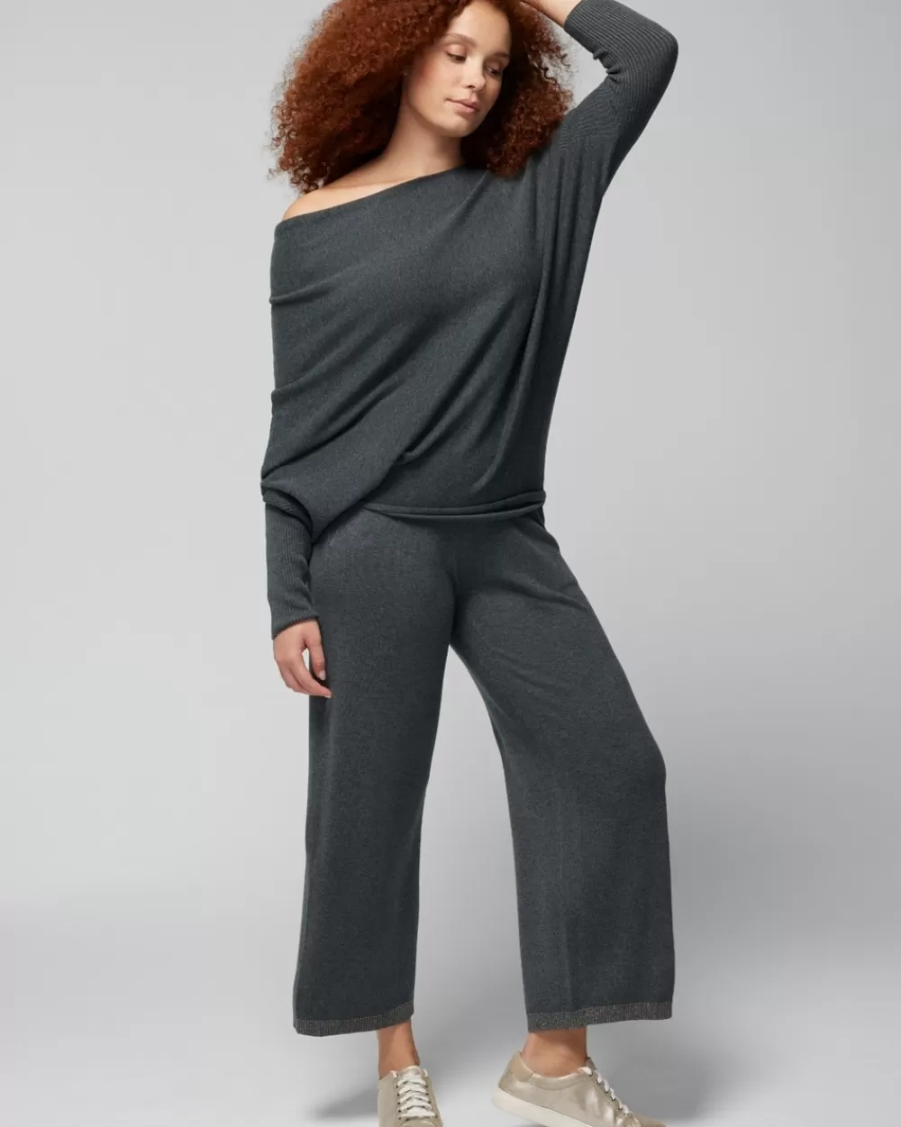 Soma Luxe Soft Off-The-Shoulder Sweater< Sweaters & Jackets