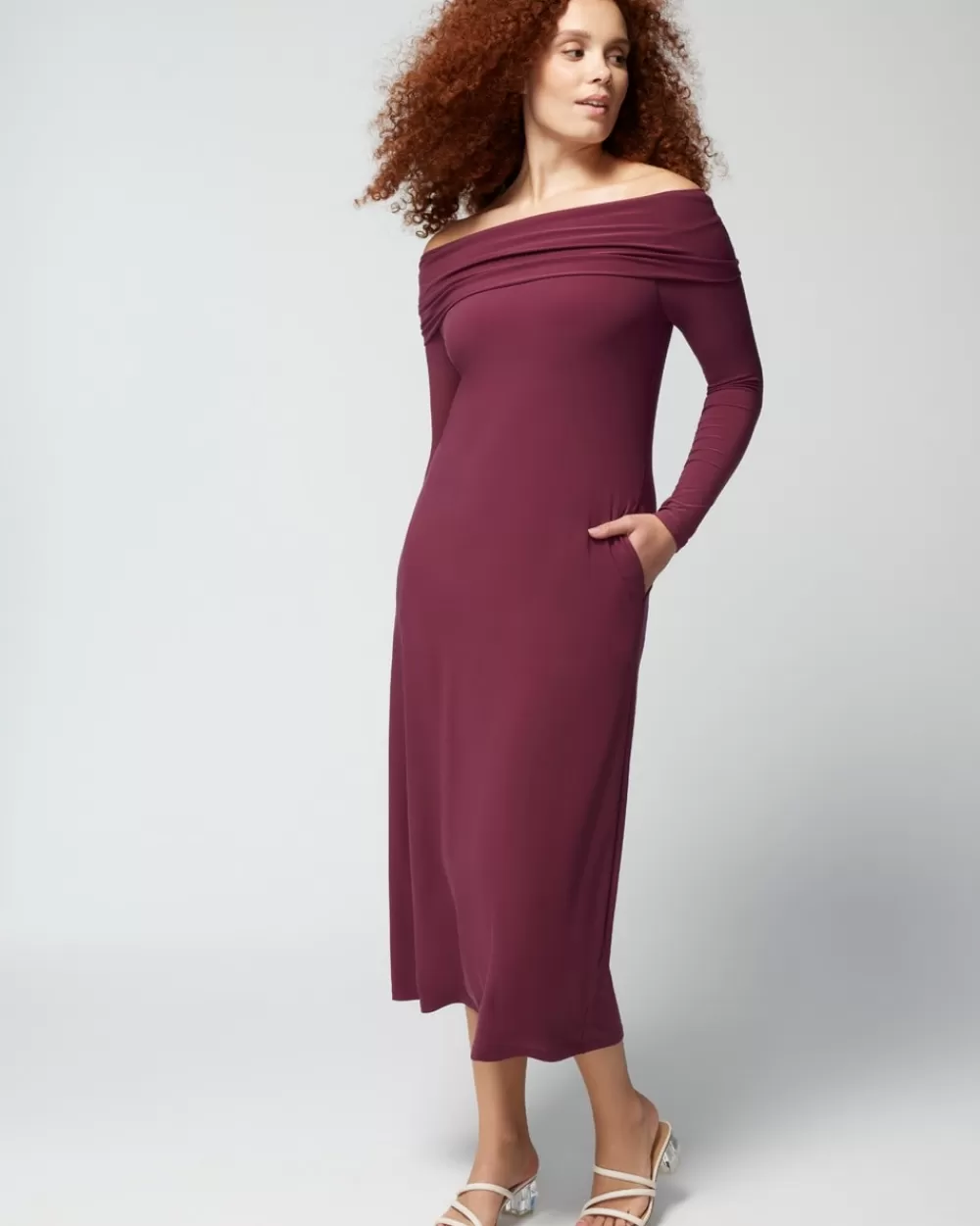 Soma Matte Jersey Midi Bra Dress< Midi Dresses | Long Dresses