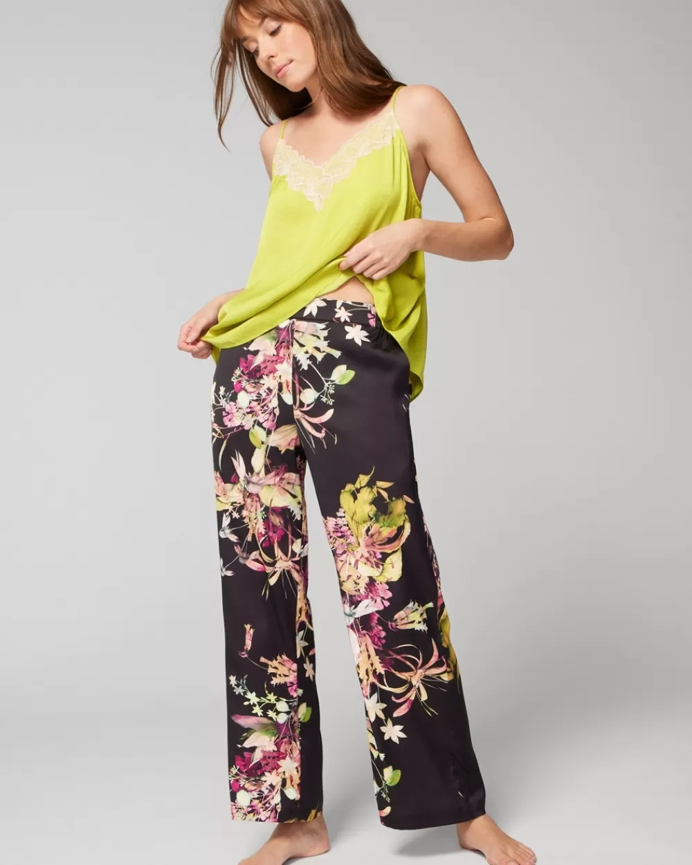 Soma Satin Ankle Pants< Sleepshirts | Pajama Bottoms