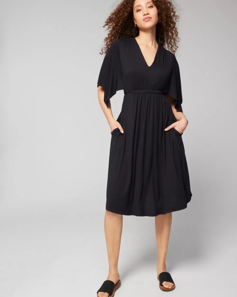 Soma Soft Jersey Caftan Short Bra Dress< Short Dresses | Midi Dresses