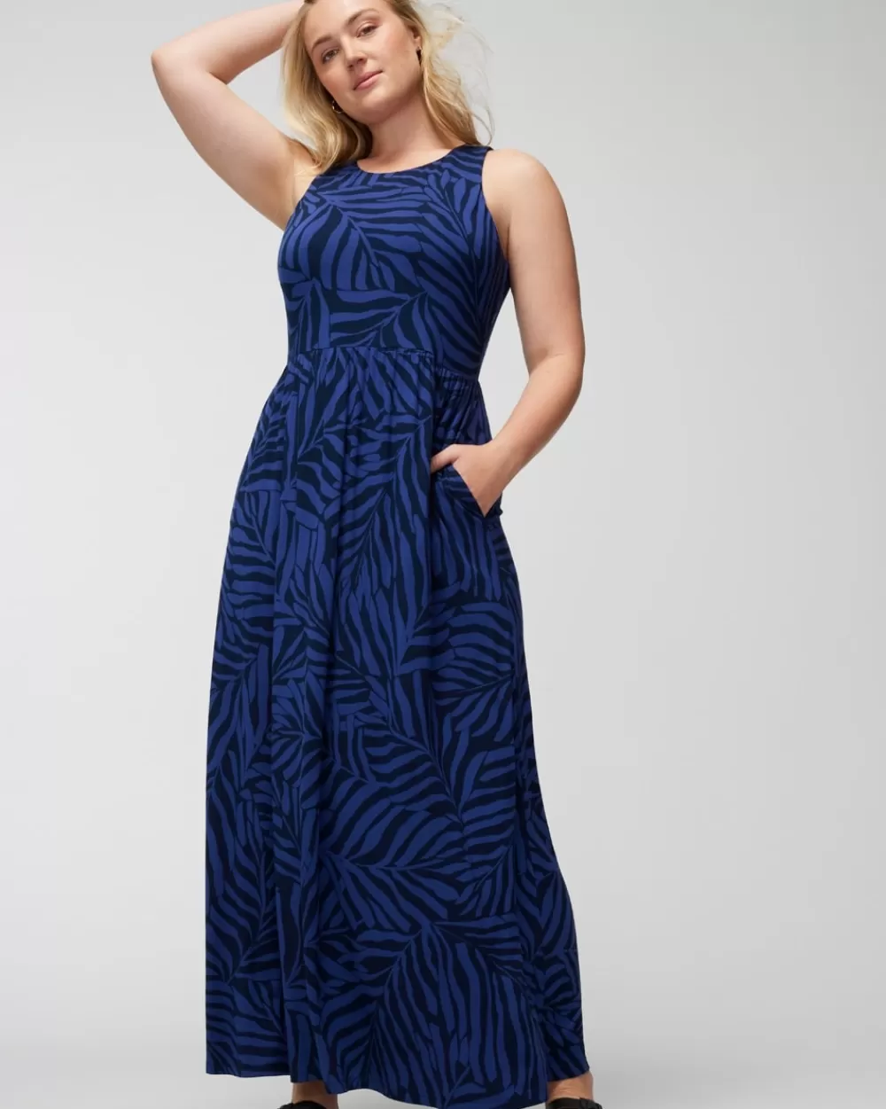 Soma Soft Jersey Tank Maxi Bra Dress< Long Dresses | LOUNGE & SPORT