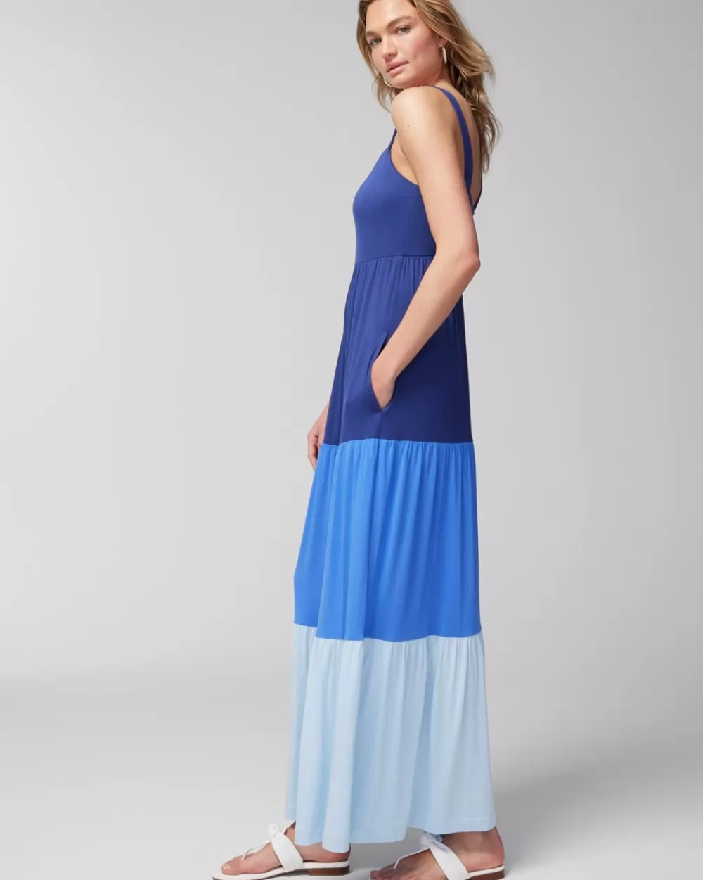 Soma Soft Jersey Trapeze Maxi Bra Dress< Long Dresses | LOUNGE & SPORT