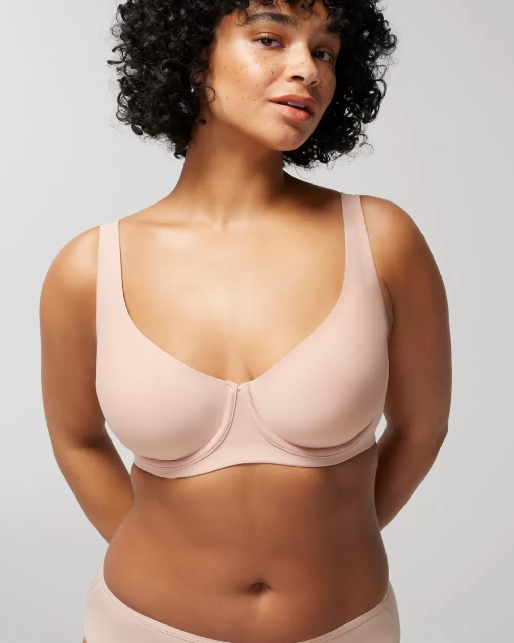 Soma Essentials Unlined Scoop Balconette Bra< Bras