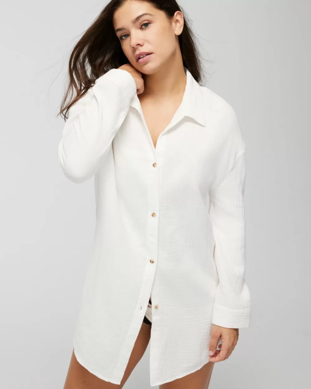 Soma Swim Button-Up Cover-Up< Swim