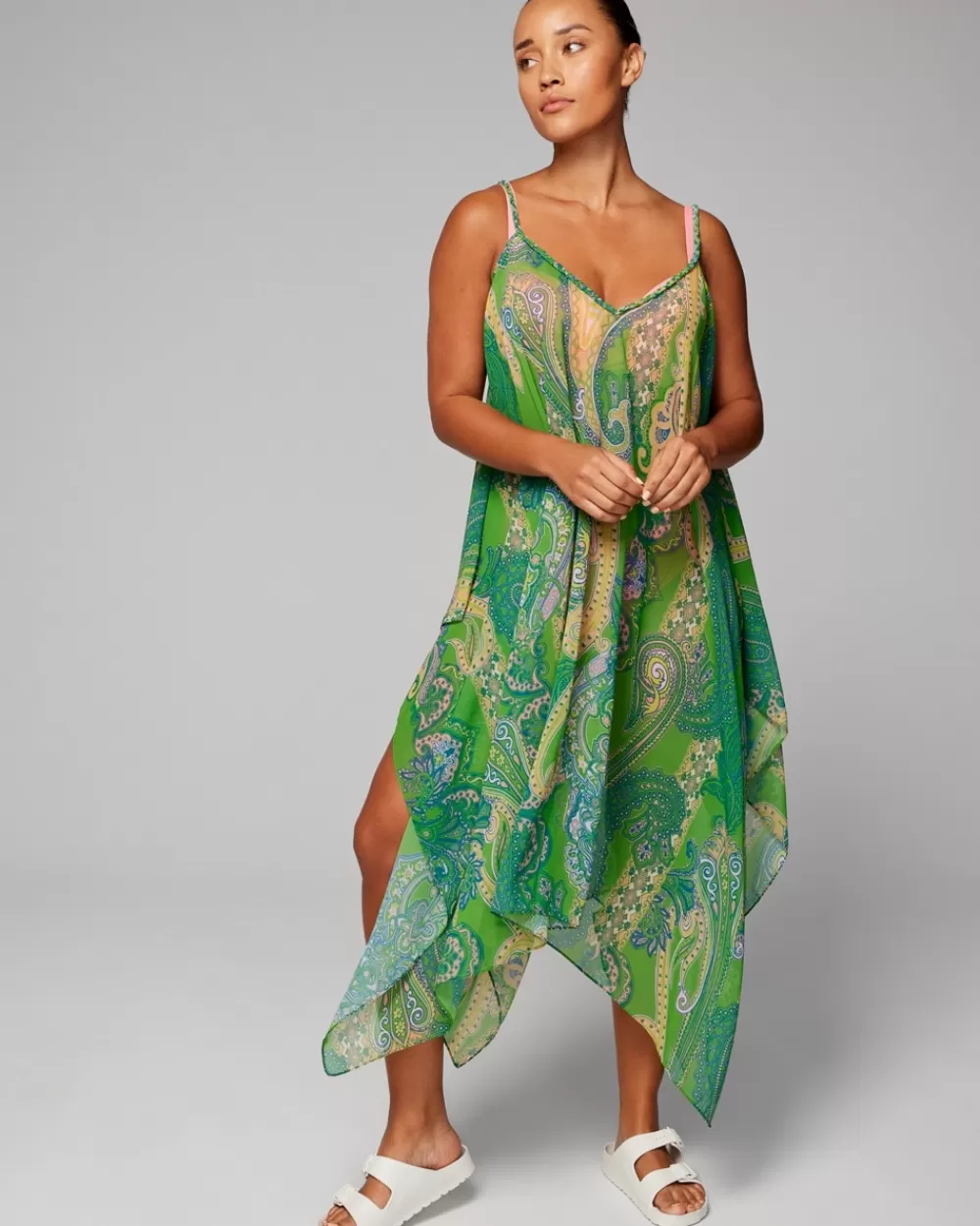 Soma Swim Chiffon Scarf-Hem Cover-Up< Coverups & Accessories | Swim Bottoms