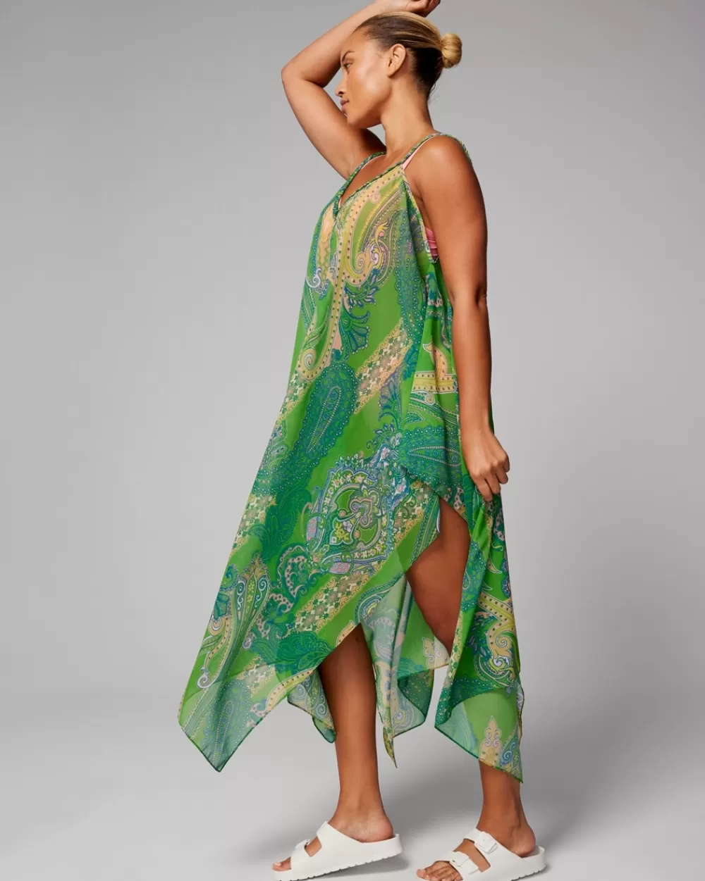 Soma Swim Chiffon Scarf-Hem Cover-Up< Coverups & Accessories | Swim Bottoms