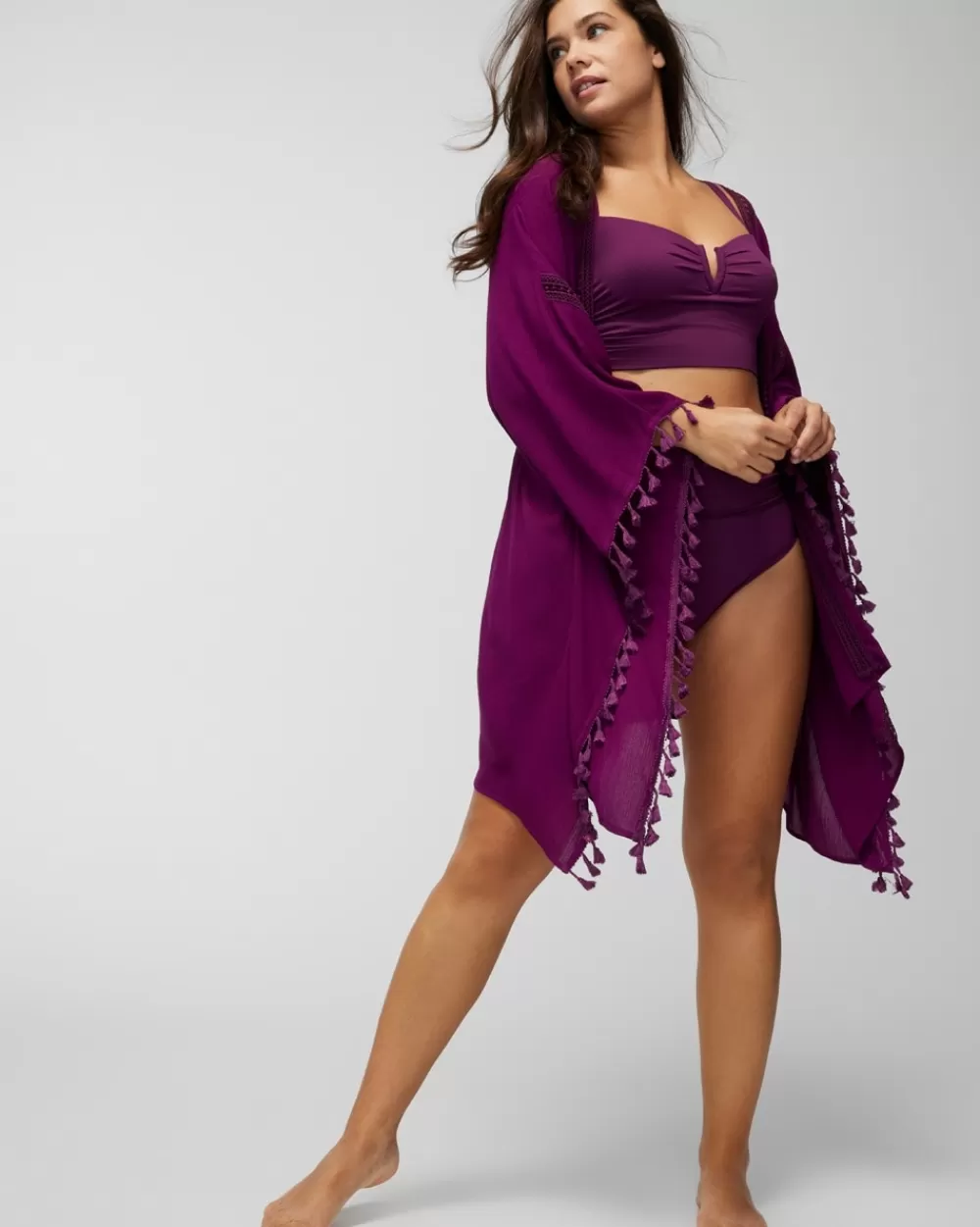 Soma Swim Tie-Front Cover-Up< Coverups & Accessories | Swim Bottoms