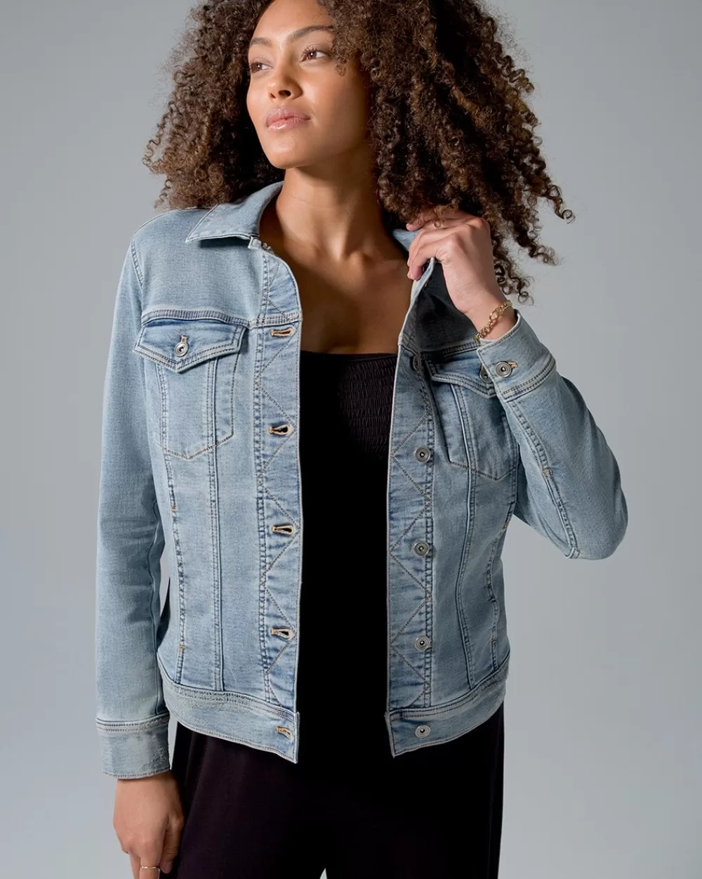 Soma Stretch Denim Jacket< LOUNGE & SPORT | Active