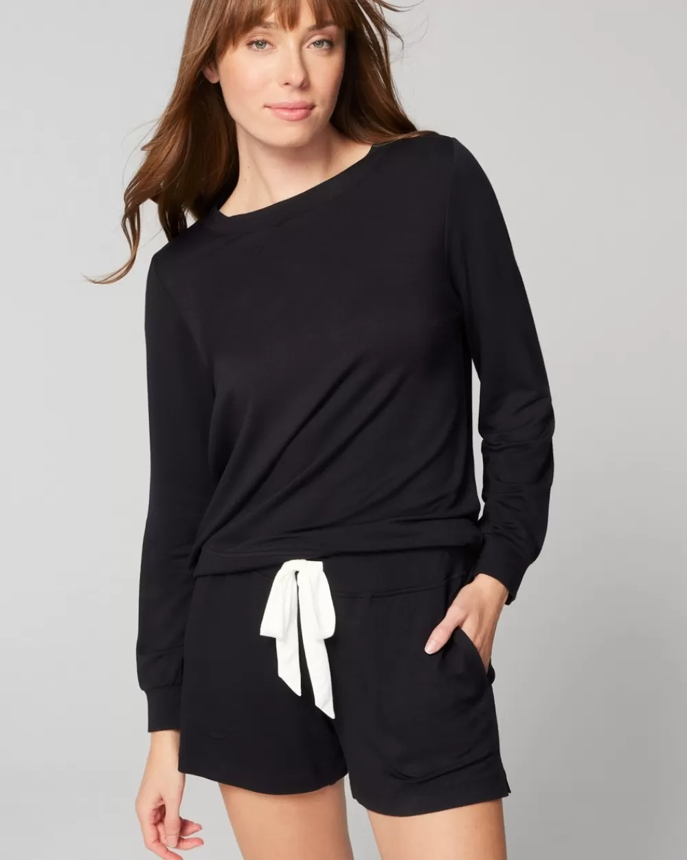 Soma Sunday Long-Sleeve Shorts Set< LOUNGE & SPORT