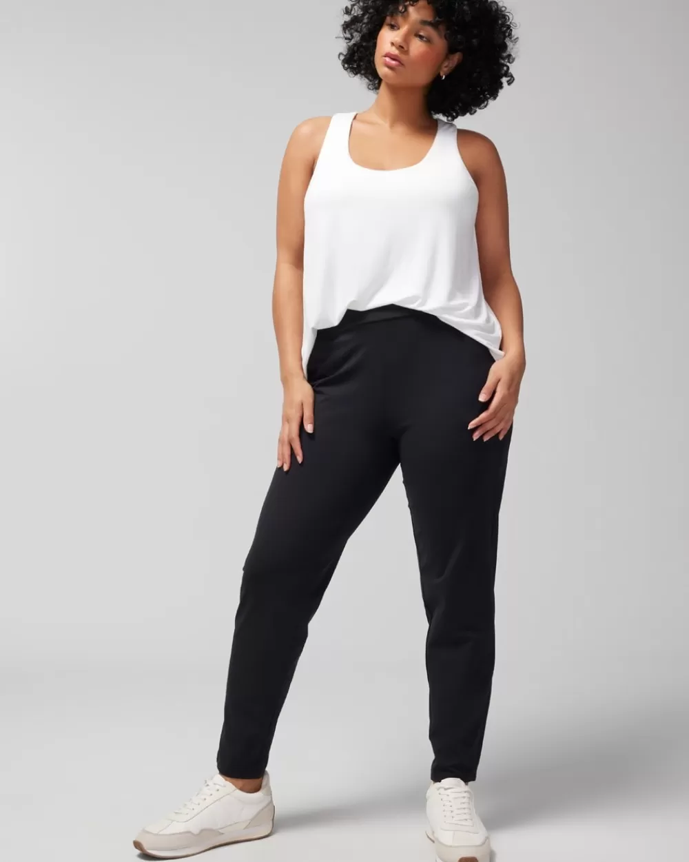 Soma Tech Knit Ankle Pants< Leggings | Bottoms