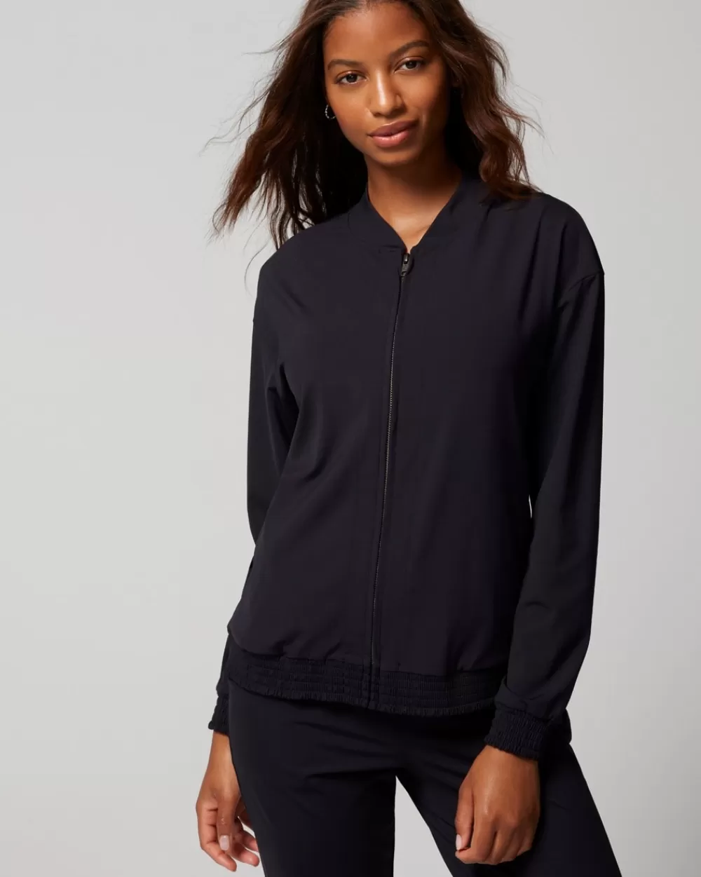 Soma Tech Knit Bomber Jacket< LOUNGE & SPORT | Active